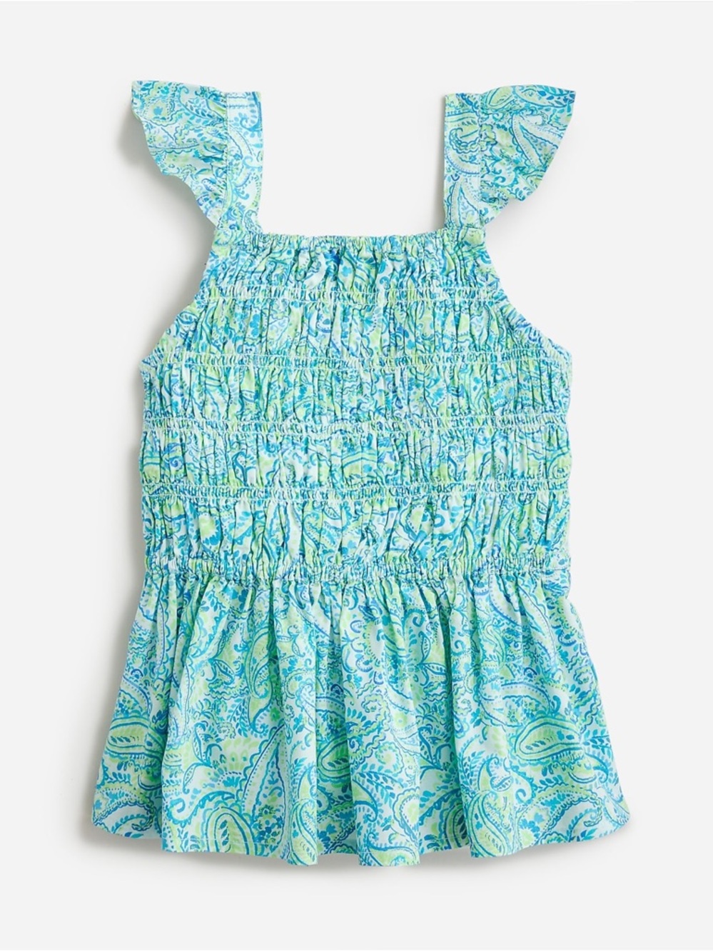 NWT Crewcuts smocked top